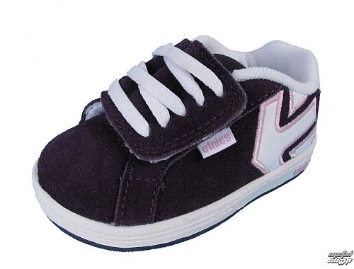 boty dětské ETNIES - Toddler Fader - PURPLE/WHITE