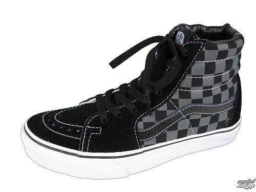 boty VANS - Sk8-Hi - Black/Pewter Checkerboard