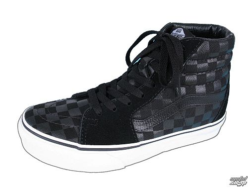 boty VANS - Sk8-Hi (Chckrbrd) Blk/Blk