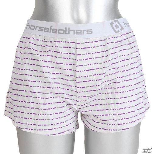 boxerky dámske HORSEFEATHERS  - SWANK - WHITE