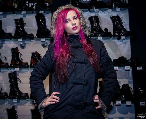 bunda dámska zimný (kabátik) DEAD THREADS - LJ159