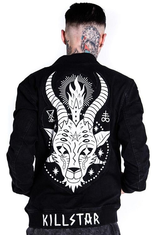 bunda pánska KILLSTAR - Horny Denim - Black