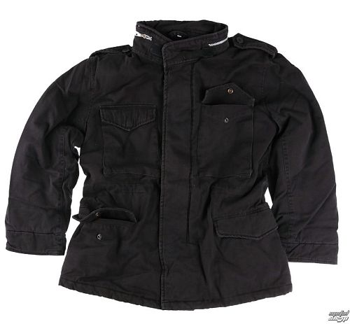 bunda SURPLUS - M65 JACKE WASHED - BLACK - 20-3500-63