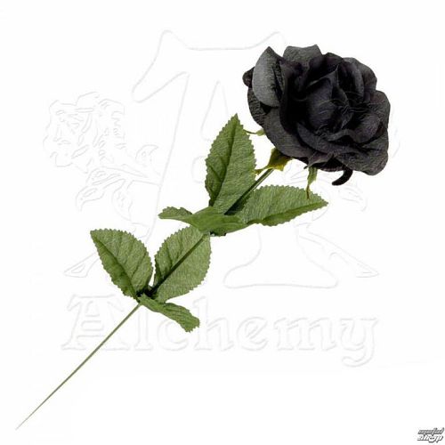 čierna ruža Black Imitation rose - Alchemy Gothic
