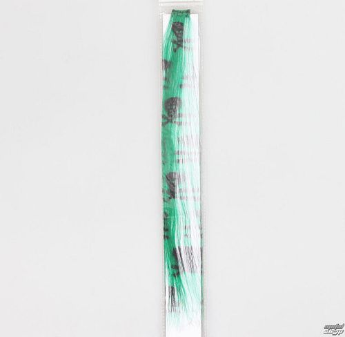 clip (príčesok) Black Skull - Green - NS142