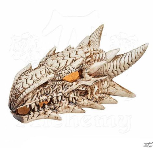dekorácia ALCHEMY GOTHIC - LED Dragon Skull - V49