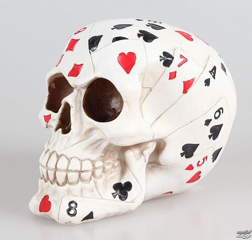 dekorácia Dead Mans Hand Skull - AL50067