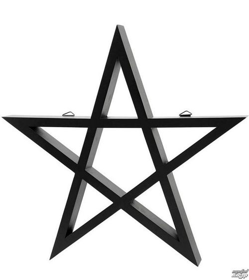 dekorácia KILLSTAR - PENTAGRAM - BLACK - K-MIS-U-2822