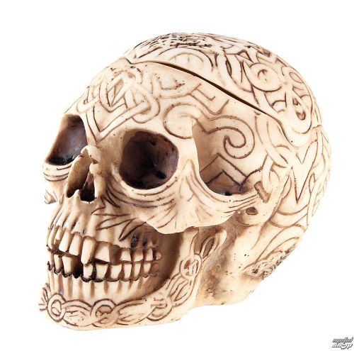 dekorácia (krabička) Celtic Skull - NEM2017