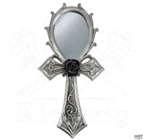 dekorácia (zrkadlo) ALCHEMY GOTHIC - Gothic Ankh - V34