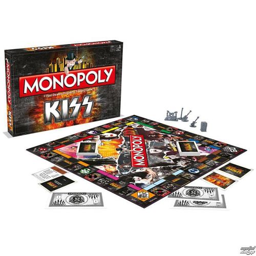 hra KISS - Rock Band Monopoly - WM-MONO-KISS