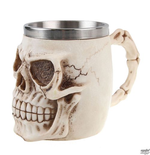 hrnček (korbel) Grinning Skull - NEM3933