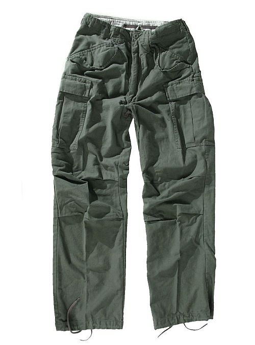 kalhoty pánské M65 Pant NYCO washed - OLIV - 200201