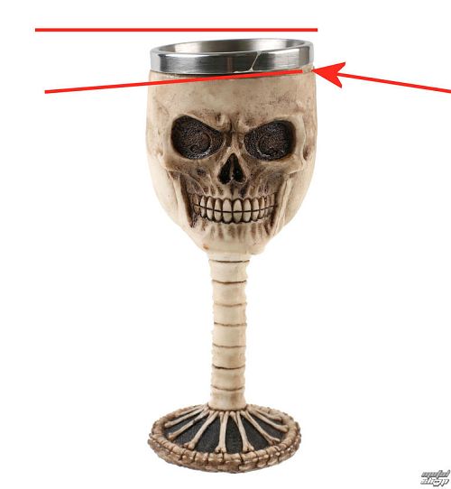 kalich Skull - 78/5721-A - POŠKODENÝ - BEA059