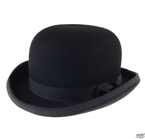 klobúk English Bowler - Black - H0004