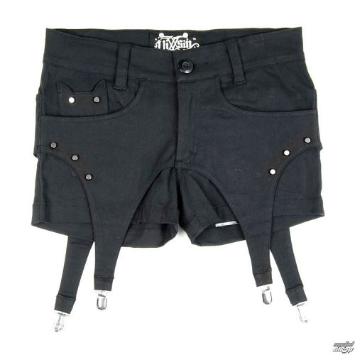 kraťasy dámske VIXXSIN - Suspender - Black - POI065