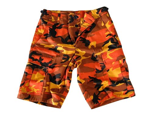 kraťasy pánske US-BDU - Army - ORANGE