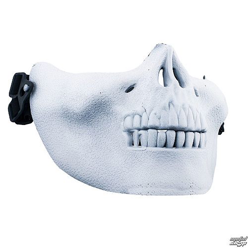 maska POIZEN INDUSTRIES - Skull Mask - White