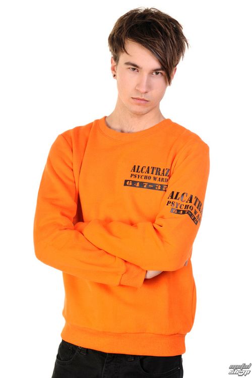 mikina BANNED - Alcatraz - Orange - OBN1751MO