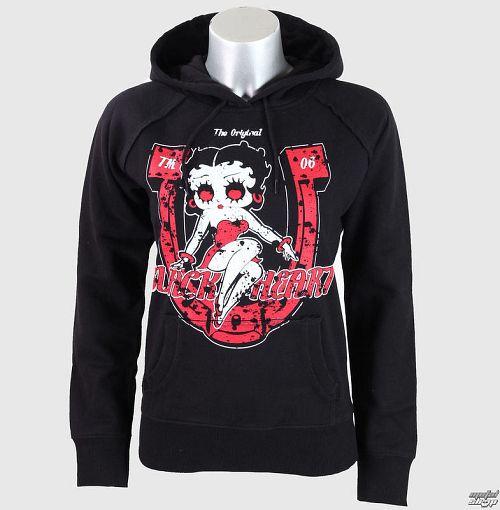 mikina dámska BLACK HEART - Bloody Doll - Black