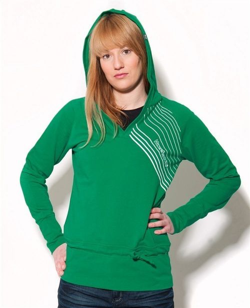 mikina dámska HORSEFEATHERS - Vespertine - GREEN