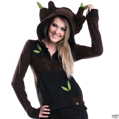 mikina dámska POIZEN INDUSTRIES - I Am - Brown / Black