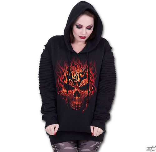 mikina dámska SPIRAL - SKULL BLAST - T152F275