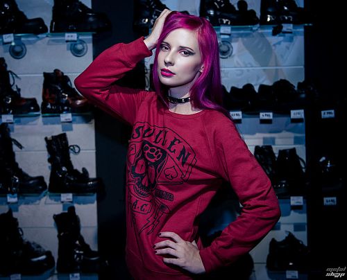 mikina dámska SULLEN - Sa Tough Luck - Red