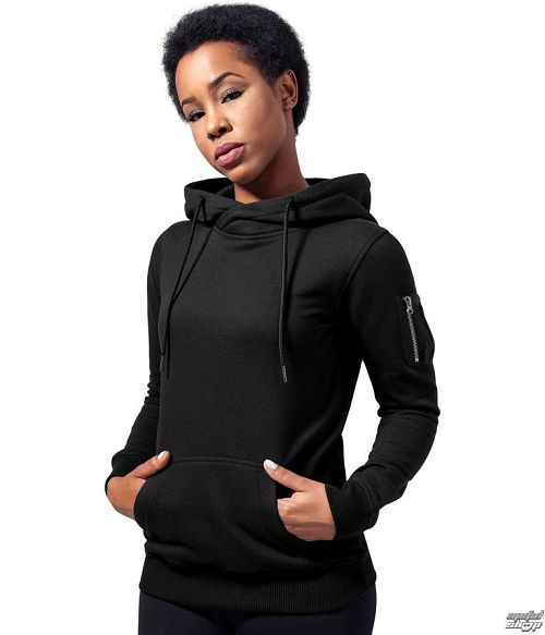 mikina dámska URBAN CLASSICS - Bomber - TB1316-black