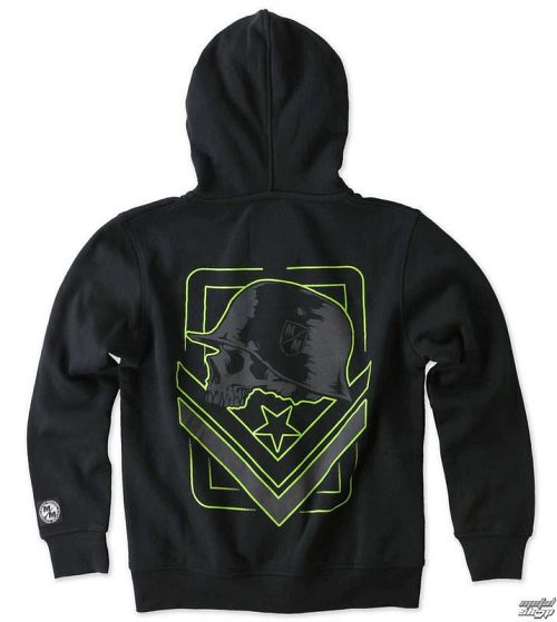 mikina detská METAL MULISHA -TAG ZIP - BLK