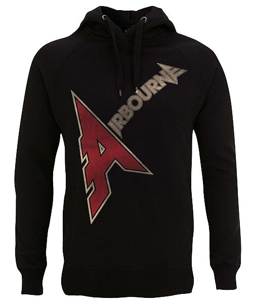 mikina pánska Airbourne - A-Logo - Black - RTAIRHDBALO