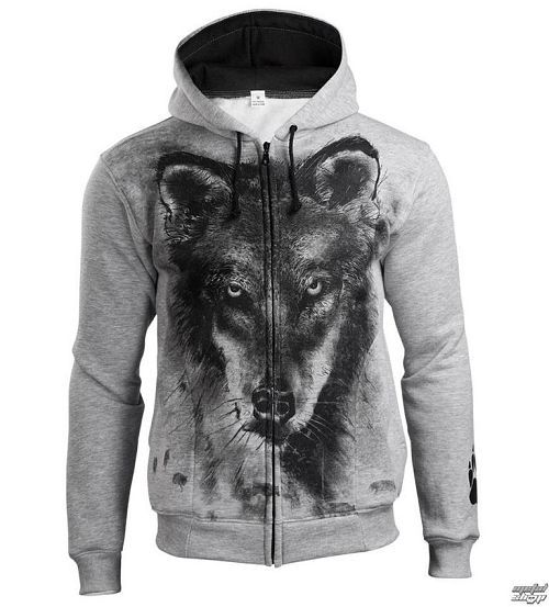 mikina pánska ALISTAR - Wolf - BSZP-2438