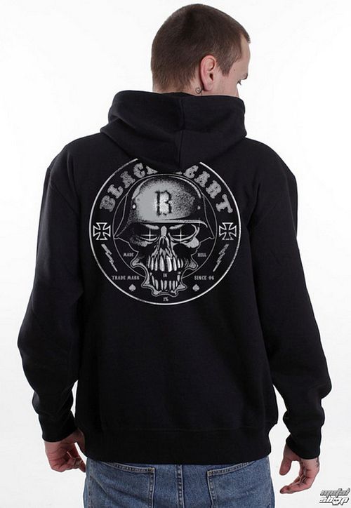 mikina pánska BLACK HEART - Baby Boy - Black - BH093