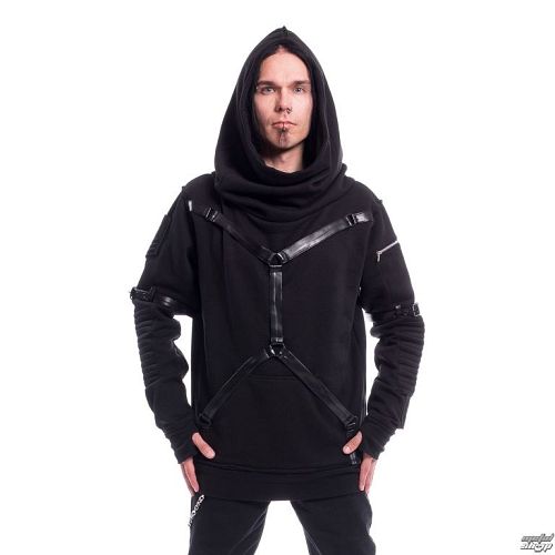 mikina pánska Heartless - ADAM - BLACK - POI561