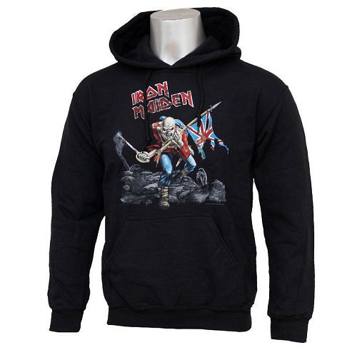 mikina pánska Iron Maiden - Trooper - IMHOOD02MB - EMI