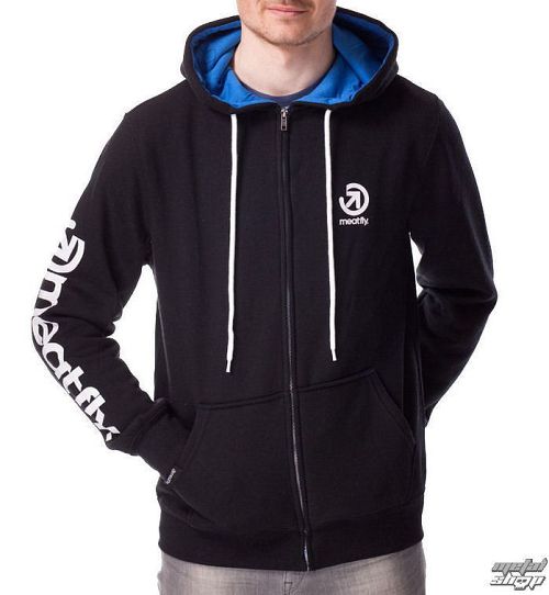 mikina pánska MEATFLY - BIGGI HOODIE A - Black