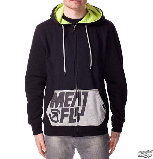 mikina pánska MEATFLY - MTX HOODIE A - Black