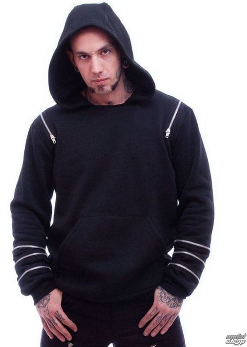 mikina pánska NECESSARY EVIL - Lothur - Black - N1213