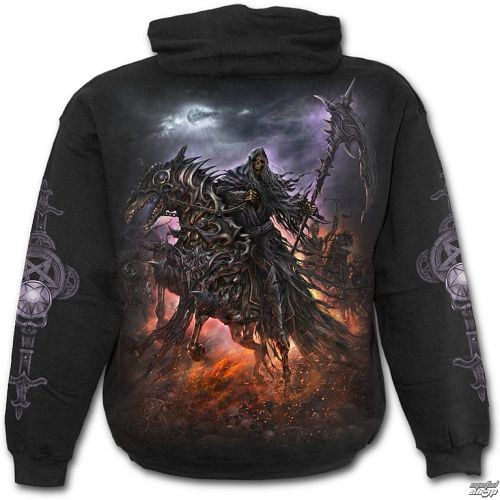 mikina pánska SPIRAL - 4 HORSEMEN - Black - T132M451