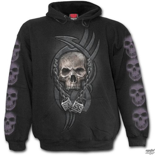 mikina pánska SPIRAL - BOSS REAPER - Black - T138M451