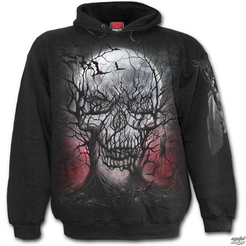 mikina pánska SPIRAL - DARK ROOTS - Black - D069M451