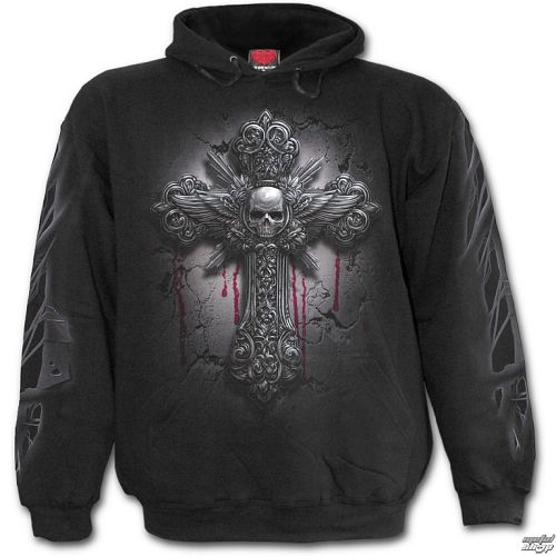 mikina pánska SPIRAL - DEAD HAND - Black - M022M451