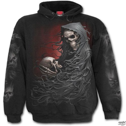 mikina pánska SPIRAL - DEATH ROBE - Black - M025M451
