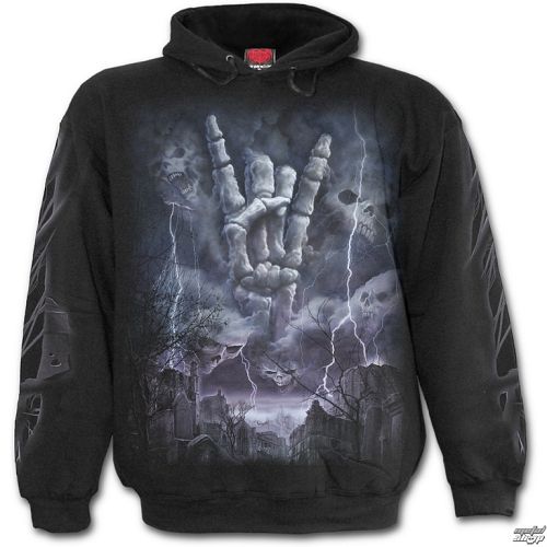 mikina pánska SPIRAL - ROCK ETERNAL - Black - T136M451