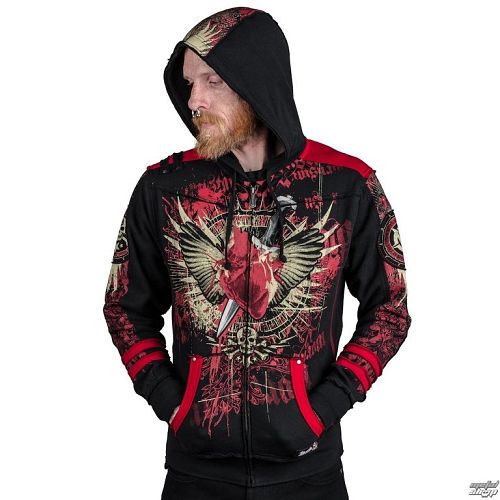 mikina pánska WORNSTAR - Revenge - Black - WSHZ-REVG