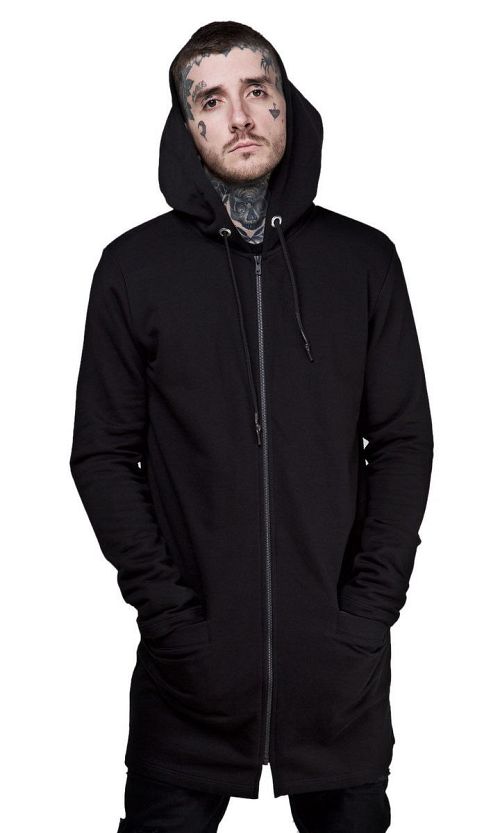mikina (unisex) DISTURBIA - Longline - SS1849