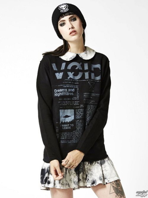 mikina (unisex) DISTURBIA - Void - BLK - DIS502