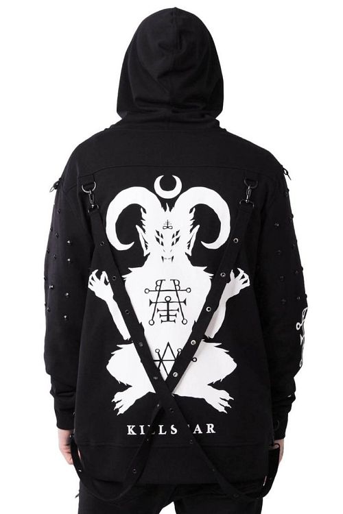 mikina (unisex) KILLSTAR - DEMONDAY - BLACK - KSRA000214
