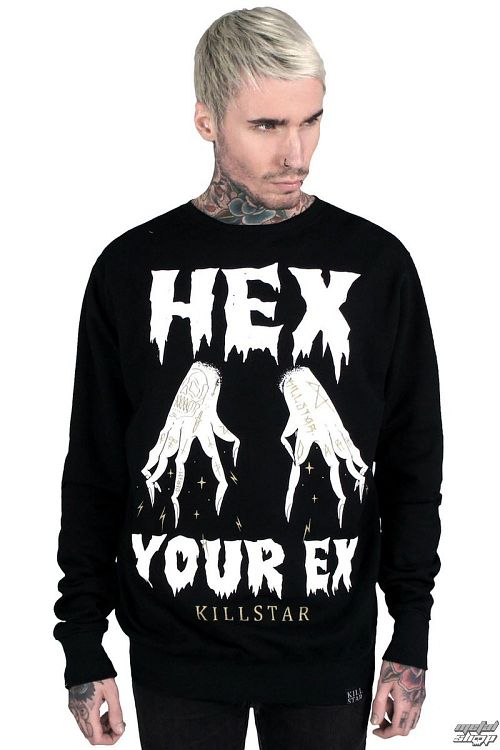 mikina (unisex) KILLSTAR - Hex - Black
