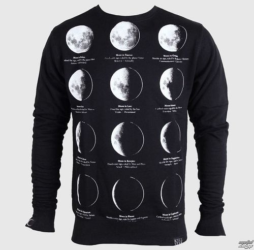 mikina (unisex) KILLSTAR - Lunar - Black